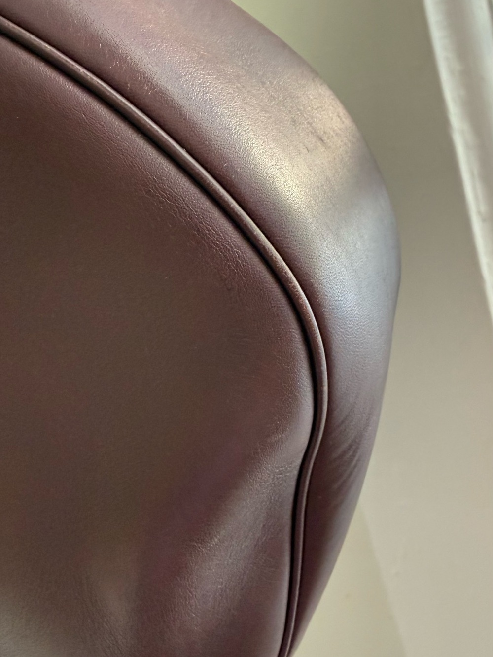 Coach Smooth Leather Hobo Bag in Deep Wine - Picture 7 of 14